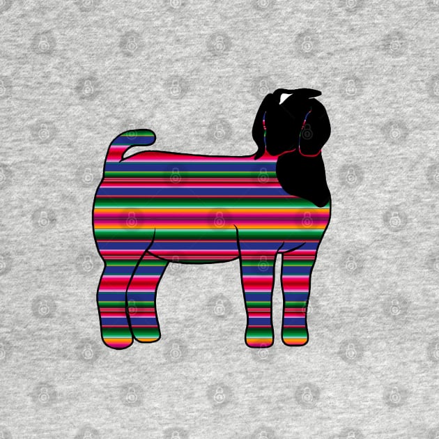 Serape Market Show Doe Silhouette - NOT FOR RESALE WITHOUT PERMISSION by l-oh